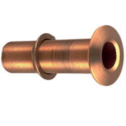 Perko 3/4" Thru-Hull Fittnig W/ Pipe Thread Bronze Extra Lo 0348Dp5Plb Marine