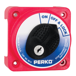 Perko Compact Medium Duty  Battery Selector W/ Key Lock 9612Dp Marine