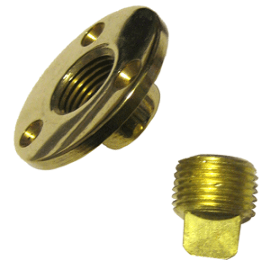 Perko Garboard Drain Plug Assy Cast Bronze/Brass Made In The Usa, 0714DP1PLB, 085226036514