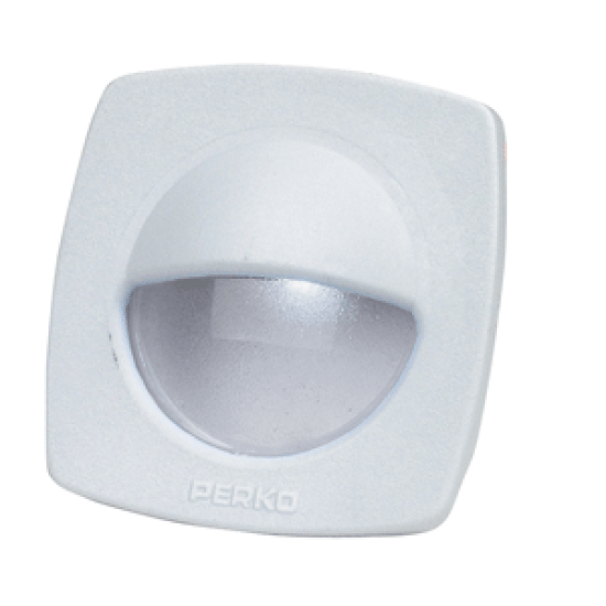 Perko Led Utility Light W/Snap-On Front Cover - White, 1074DP2WHT, 085226350832