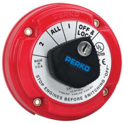 Perko Medium Duty Locking  Battery Switch W/ Alt. Disc 8504Dp Marine