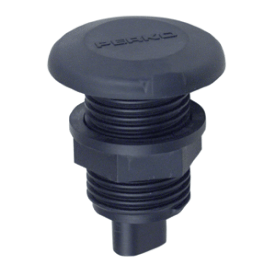 Perko Mini Mount Plug-In Type Base - 2 Pin - Black, 1049P00DPB, 085226351549