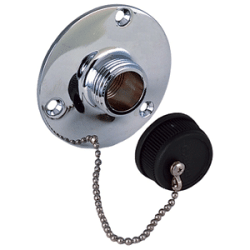 Perko Water Outlet Fitting W/ Cap 0504Dp0Chr Marine