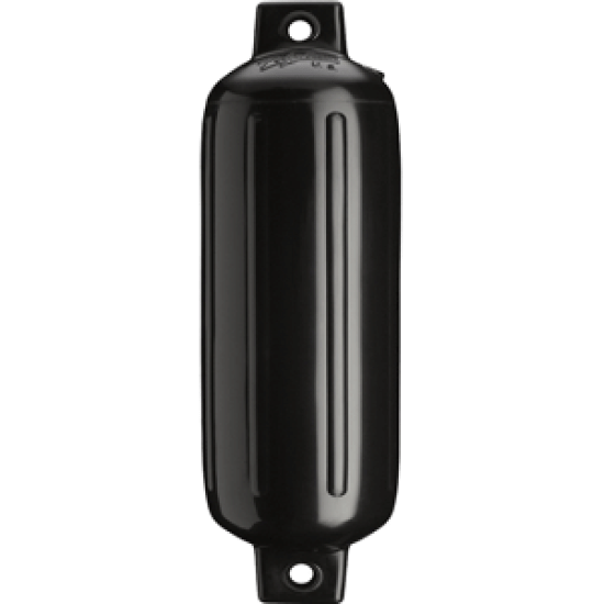 Polyform G-4 Twin Eye Fender 6.5" x 22" - Black, G-4-BLACKWO, 743952003209