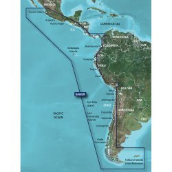 Garmin Bluechart  G2 - Hxsa002R - South America West Coast - Microsd/Sd