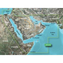 Garmin Bluechart  G2 - Haw005R - The Gulf & Red Sea - Microsd/Sd