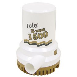 Rule 1500 Gph Gold Series Non Automatic Bilge Pump 5 Year Warranty