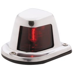 Attwood Marine Sidelight Red 12V W/ Stainless Housing One Mile