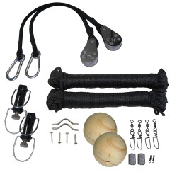 Taco Premium Rigging Kit Black For 1 Pair Outriggers