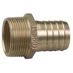 Perko 1 Pipe To Hose Adapter Straight Bronze 0076Dp6Plb Marine