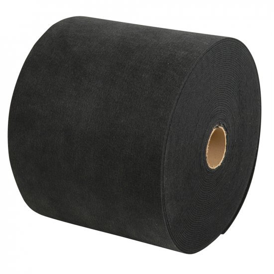 CE Smith Carpet Roll - Black - 18" X 18'