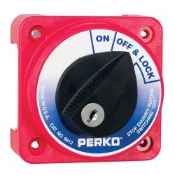 Perko Compact Medium Duty  Battery Selector W/ Key Lock 9612Dp Marine