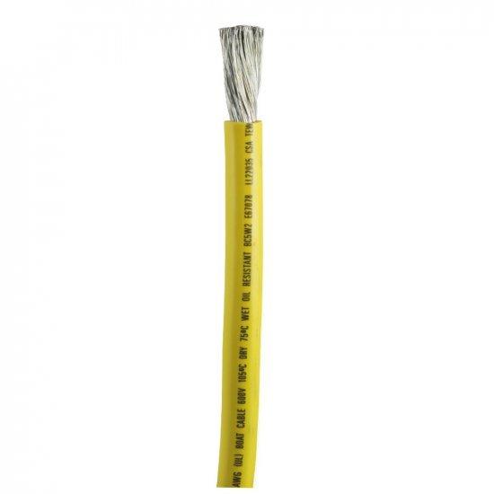 Ancor Yellow 2/0 Awg Battery Cable - Sold By The Foot