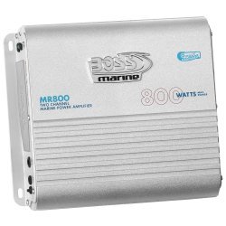 Boss Audio Mr800 Marine Power Amplifier 2-Channel Mosfet Bridgeable