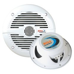 Boss Audio Mr60W White 6.5 Round Speakers (Pair)
