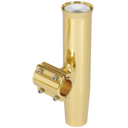 Lee's Clamp-On Fishing Rod Holder - Gold Alum Horizontal Mount - Fits 1.660" O.D.
