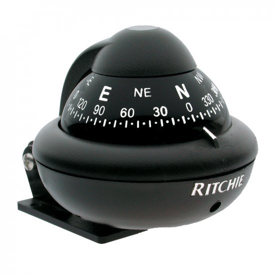 Ritchie X-10B-M Ritchiesport Compass - Bracket Mount - Black