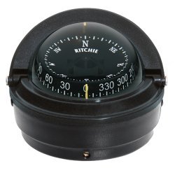 RITCHIE S-87 VOYAGER SURFACE MOUNT COMPASS BLACK