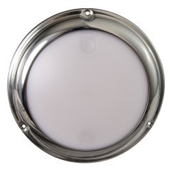 Lumitec Touchdome Stainless Steel Dome Light - White Dimming & Blue Dimming Lights