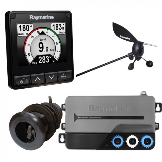 Raymarine I70 System Pack, Wind, Depth, Speed