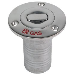 Whitecap Bluewater Push Up Deck Fill 2" Hose Gase S.S.