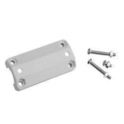 Scotty 242 Boat Rail Mount Adapter - 7/8"-1" - White