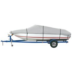 Dallas Manufacturing Co. Heavy Duty Polyester Boat Cover D 17'-19' V-Hull & Runabouts - Beam Width to 96"