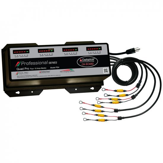 Dual Pro Professional Series On Board Marine Battery Charger - 60A - 4-15A-Banks - 12V-48V