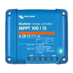 Victron BlueSolar MPPT Charge On Board Marine Battery Charge Controller - 100V - 15AMP