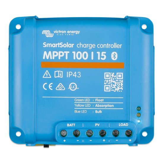 Victron SmartSolar MPPT Marine Battery Charge Controller - 100V - 15AMP