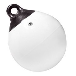 Taylor Made 12" Tuff End Inflatable Vinyl Buoy - White