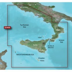 Garmin BlueChart g2 Vision HD - VEU460S - Sicily to Lido di Ostia - microSD/SD