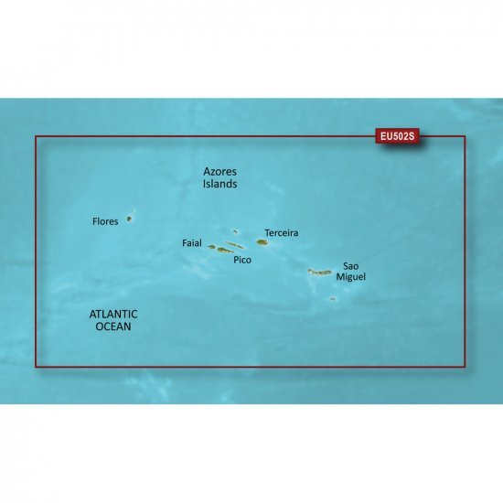 Garmin BlueChart g2 Vision HD - VEU502S - Azores Islands - microSD/SD