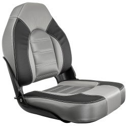 Springfield Skipper Premium HB Folding Seat - Charcoal/Grey