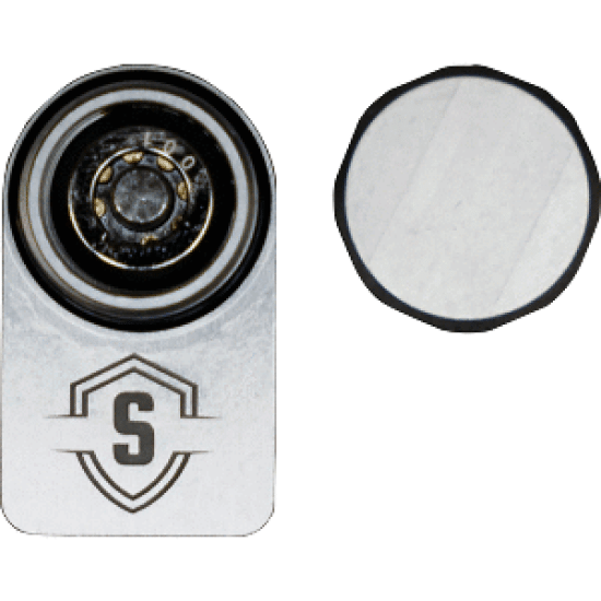 Secure Outdoors Elite Lock - Single - Minn Kota QRB - Silver