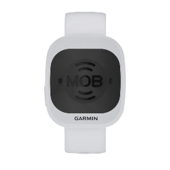 Garmin MOB Tag w/White Quick Release Band