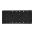 Sea Brackets 18" Straight Trolling Motor Plate - Black