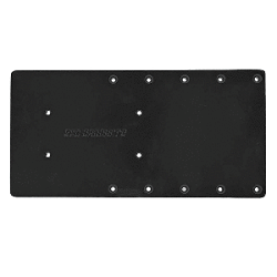 Sea Brackets 16" Straight Trolling Motor Plate f/Garmin Kraken - Black