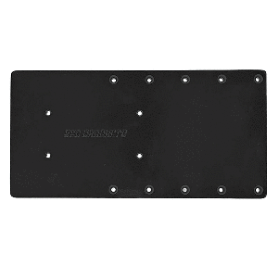 Sea Brackets 16" Straight Trolling Motor Plate f/Garmin Kraken - Black