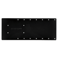 Sea Brackets 20" Straight Trolling Motor Plate f/Garmin Kraken - Black