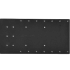 Sea Brackets 20" Straight Trolling Motor Plate f/Minn Kota Quest - Black