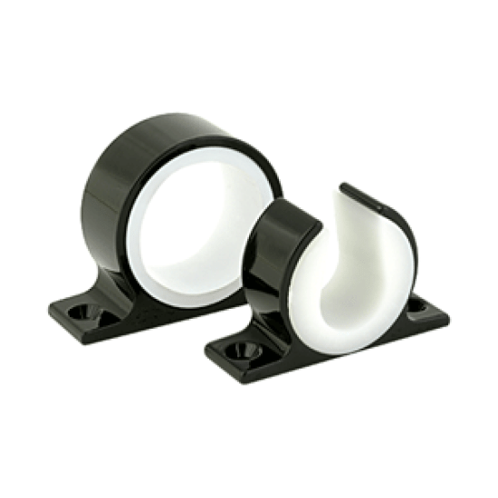 Lee's Single Rod Rack Set Bright Black Finish