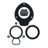 Exploding Fish Service Kit 360 f/Rotating Holder