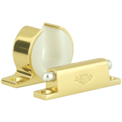 Lee's Rod and Reel Hanger Set Penn International 80 Bright Gold
