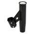 Lee's ClampOn Rod Holder Black Aluminum Vertical Mount Fits 1.660 O.D. Pipe