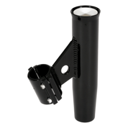 Lee's ClampOn Rod Holder Black Aluminum Vertical Mount Fits 1.050 O.D. Pipe
