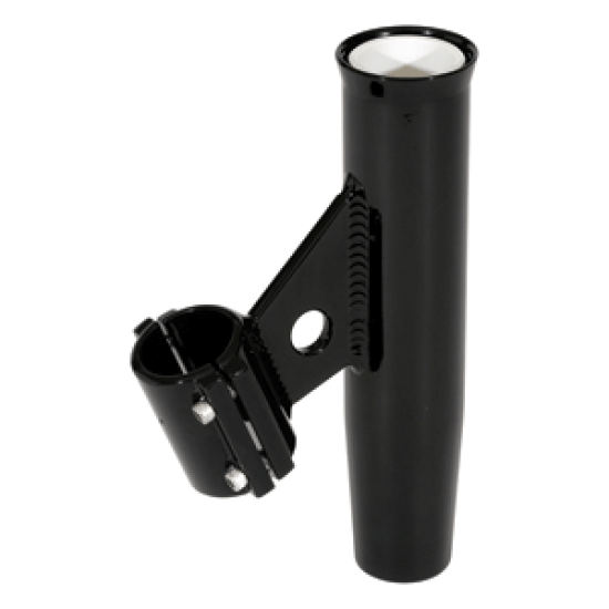 Lee's ClampOn Rod Holder Black Aluminum Vertical Mount Fits 1.050 O.D. Pipe