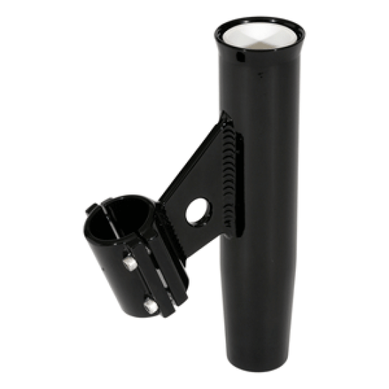 Lee's ClampOn Rod Holder Black Aluminum Vertical Mount Fits 2.375" O.D. Pipe