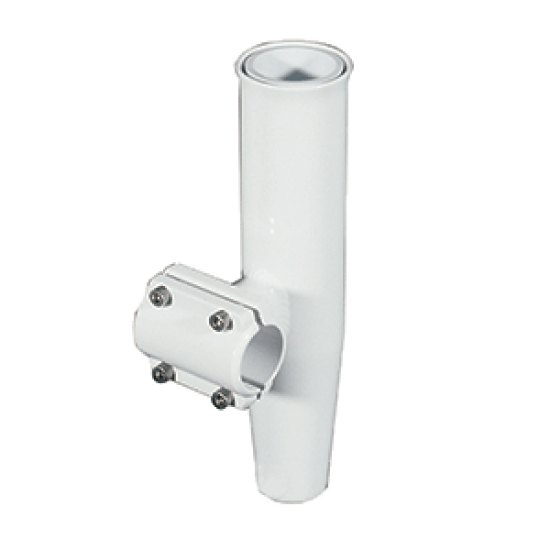 Lee's ClampOn Rod Holder White Aluminum Horizontal Mount Fits 1.900" O.D. Pipe