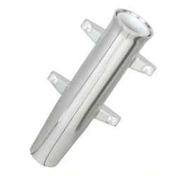 Lee's Aluminum Side Mount Rod Holder Tulip Style Silver Anodize
